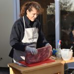 World BBQ Champion Jackie Preparing Brisket