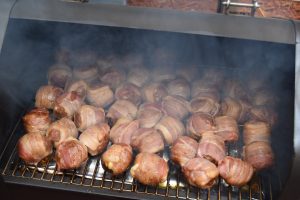 Moinks in the smoker